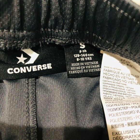 Converse Boys Youth‎ Athletic Shorts Color Gray Size Small 8-10 Years NWT - Picture 3 of 4